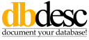 dbdesc, documentar bases de datos